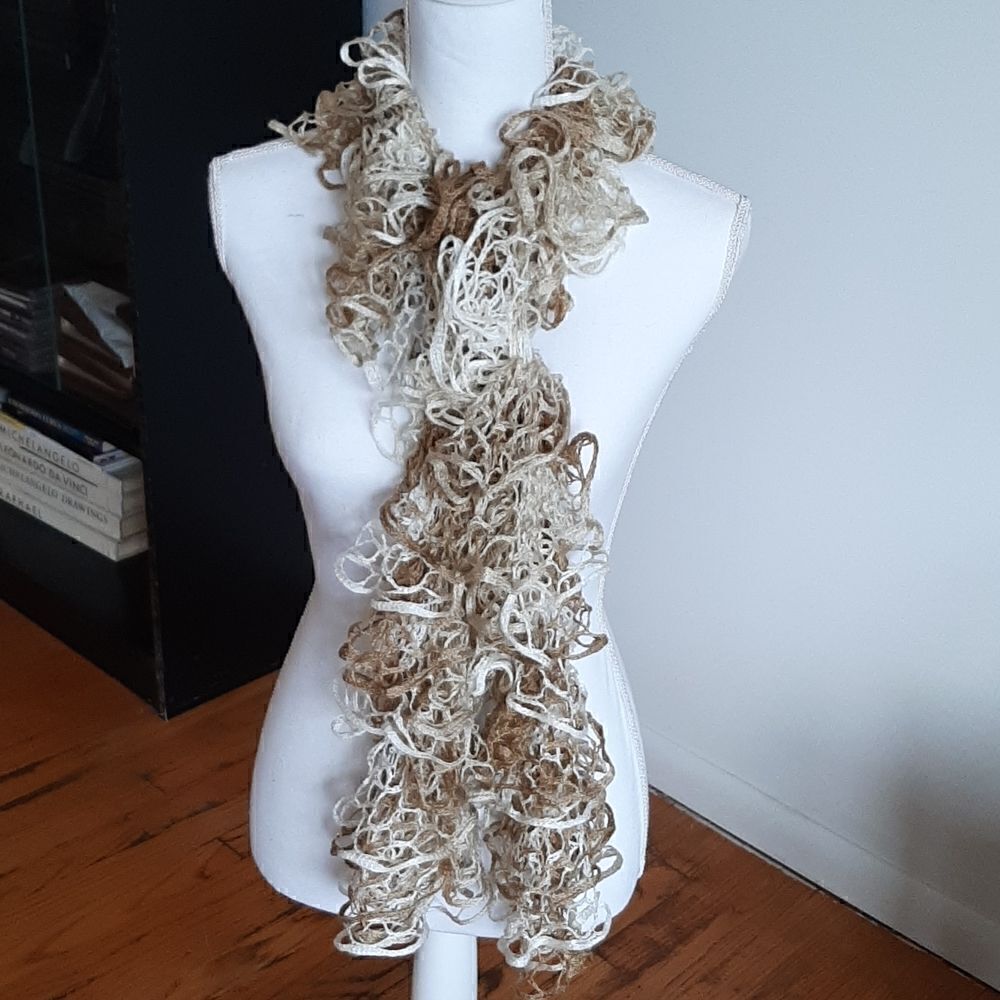 Handmade crochet scarf